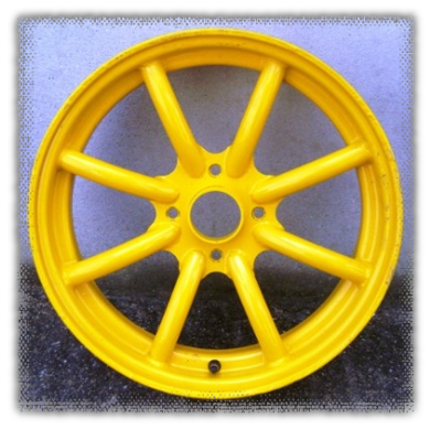 yellow 8 spoke